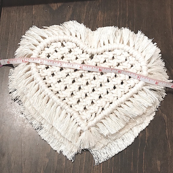 NEW: [4pc Set] Macrame Knotted w/♥️🌻BOHO Stylish Custom Made Woven Coasters Set - Picture 13 of 17